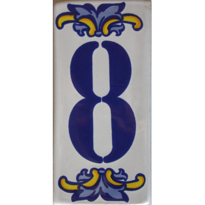 Mexican Handmade Tile House Address Villa Number Eight