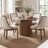American Rustic 47.2'' Solid Pine Wood Round Pedestal Dining Table For 4-6 People For Kitchen, Dining Room-124933938