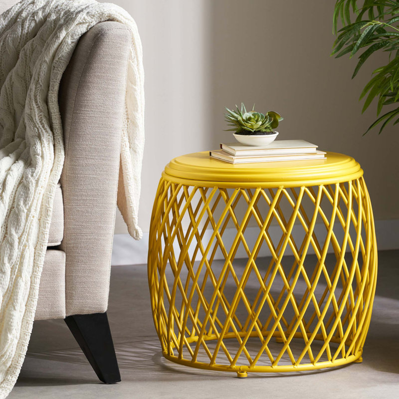 Alamera 19.75 Side Table, Yellow
