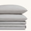Draps 100% coton pour grand lit, literie de luxe à densité de tissage 300 fils, extra doux, draps rafraîchissants, poche profonde jusqu'à 15 po, draps doubles en satin à broderie 4 pièces (grand, blanc)-1872392631-1872392633