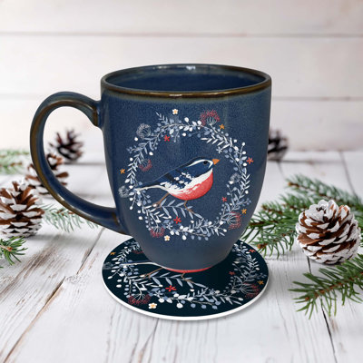 Studio Series - Ensemble de grandes tasses et sous-verres en céramique 16 oz