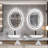 Francesa Oval Wall Mirror-87571849