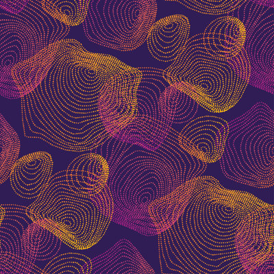 " Abstract Dots Biomorfic Shapes Seamless Pattern " by Galyna_P