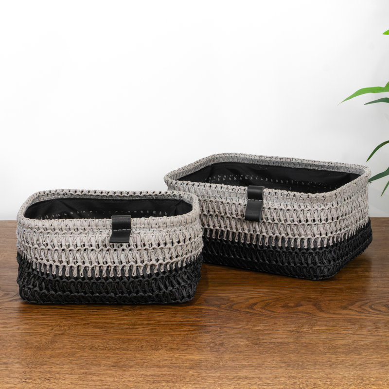 17 Stories Fabric Decorative Basket