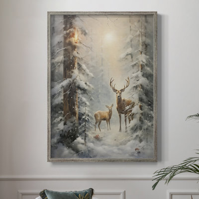 «Christmas Holiday Art» DCXCI, reproduction encadrée - bois massif