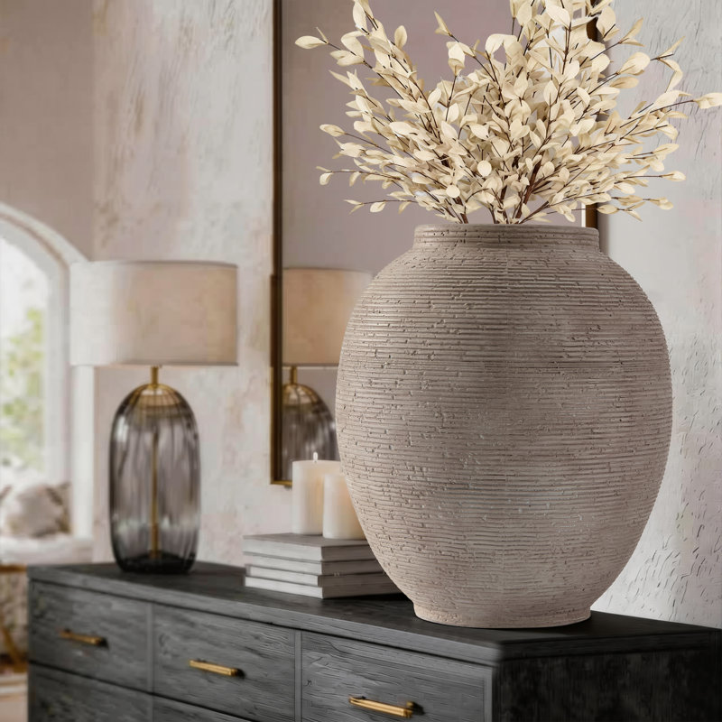 Vase en terre cuite rustique 12,99 po