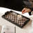 Thousand Bird Grid Light Luxury Storage Tray - Combining Bamboo, Wood And Leather To Create Elegant Art For Living Room And Desktop