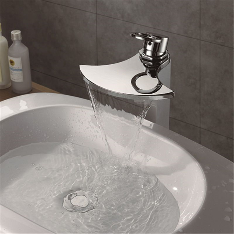 Elisa Wall Mounted Tub Filler with Curved Spout and Cross Handles in Brushed Nickel