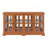 LED Curio Display Gorrell with Adjustable Shelves and Remote-Controlled LED Lighting, Perfect for Home or Office Decor-82546222