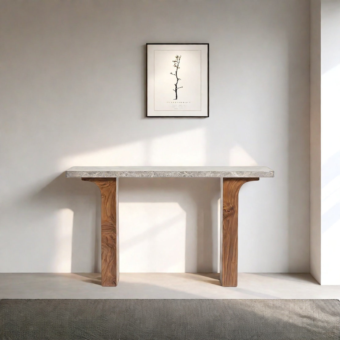 Latitude Run® Rural Retro Minimalist Art Console Table | Wayfair