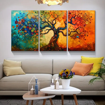 3 Piece Wrapped Canvas Print