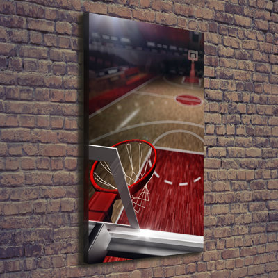 Basketball Playground - Wrapped Canvas Print