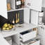 Garde-manger 74 po avec tablette à micro-ondes-464337777
