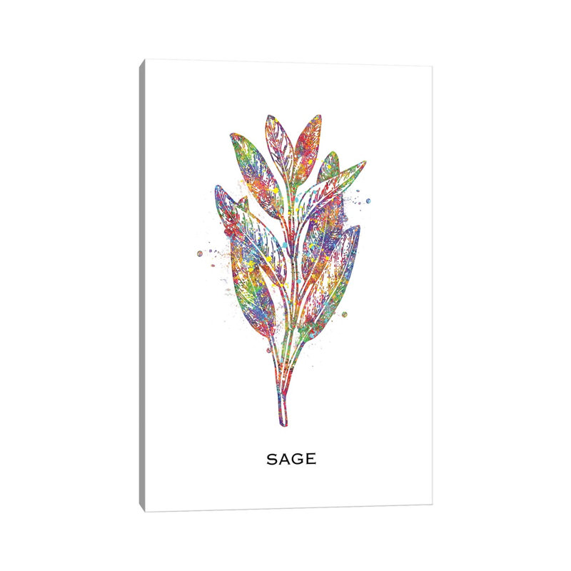 Sage 1 Piece Wrapped Canvas Wall Art, 101.6 cm H x 66.04 cm W x 3.175 cm D