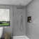 16" Ceiling Mount Ultra Thin Rainfall Shower Head 2.5 GPM Square Overhead Shower
