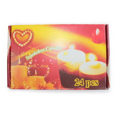 24-Pack Flameless LED Tealight Candles