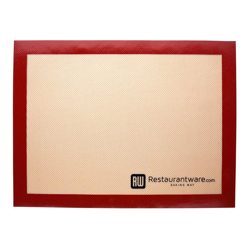 Restaurantware Non-Stick Silicone Baking Mat, Red