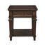 Table de bout à conception traditionnelle avec meubles de tiroir de rangement 1pc