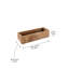 Boîte à fleurs Serene Spaces Living Long Farmhouse, 15,7 po de long, paquet de 6