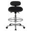 Backed Adjustable Height Ergonomic Stool with Footrest