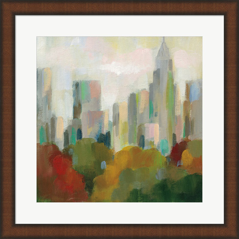 NYC Central Park II par Silvia Vassileva, art mural encadré