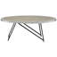 Table basse ovale