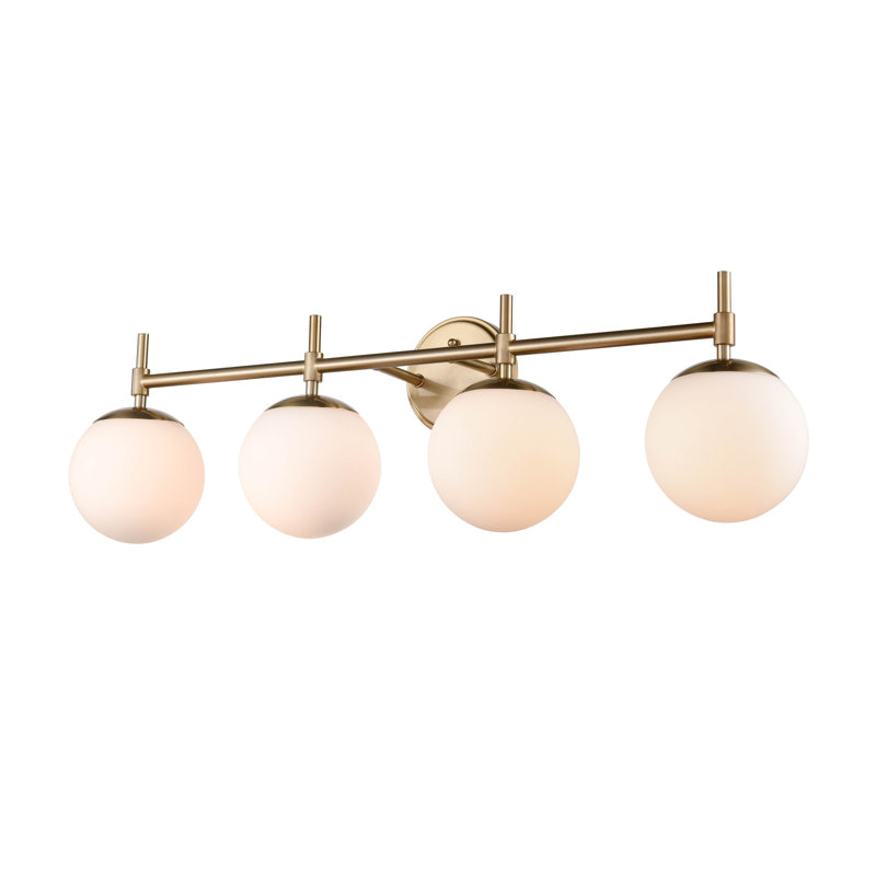 Éclairage de meuble-lavabo à intensité variable Aparicio, Or moderne, 4