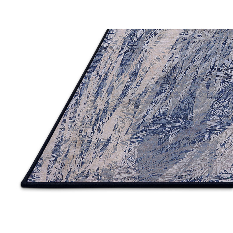 Renelso Floral Indoor Rug, Rectangle 6' x 9'