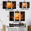 Fiery Moonlight Vision II - Moon, impression d'art mural-107759623-107759628