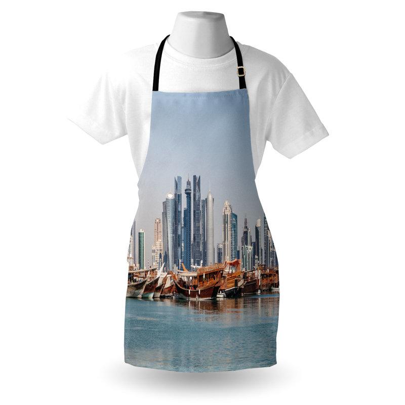 No Pattern Bib Apron