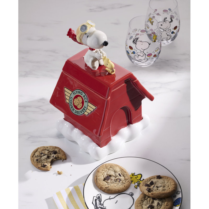 Lenox Chef Snoopy Figural Cookie Jar