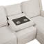 Canapé modulaire inclinable 2 pièces avec méridienne droite Luxury Comfort