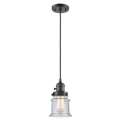 Franklin Restoration - Alvi - Mini-luminaire suspendu à 1 lumière - Interrupteur marche / arrêt - Ampoule non incluse