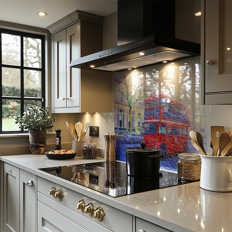London Bus Splash Back, 70cm L x 50cm W