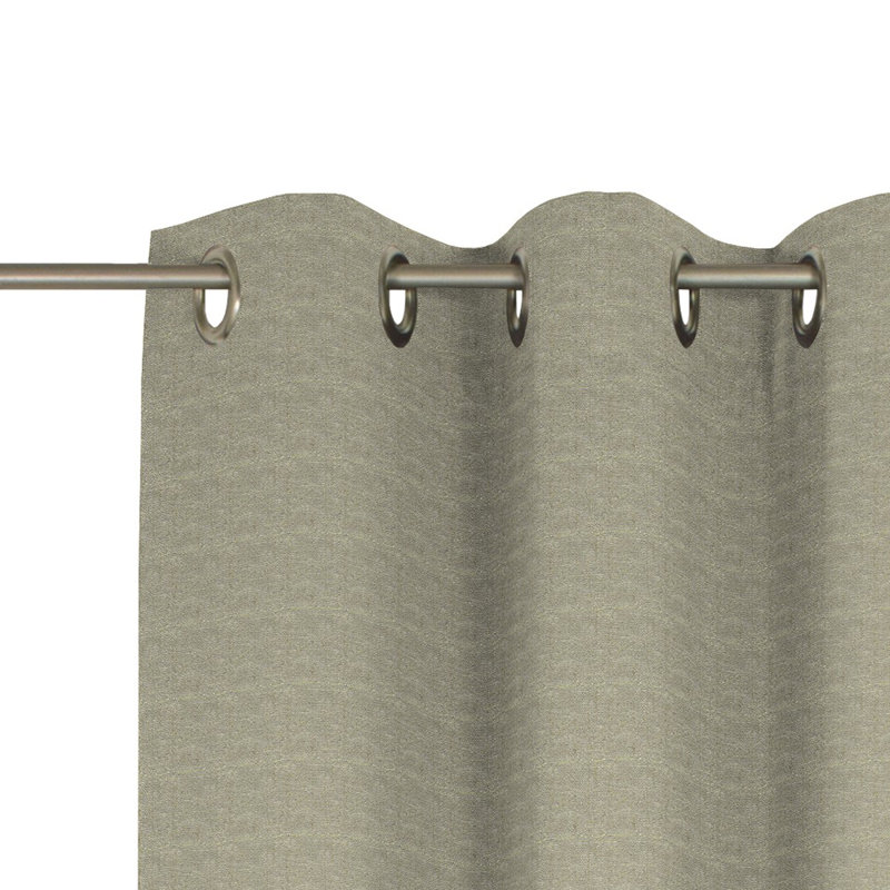 Torbole Polyester Blend Room Darkening Curtain Single Panel, Lime Green, 132cm x 295cm Drop