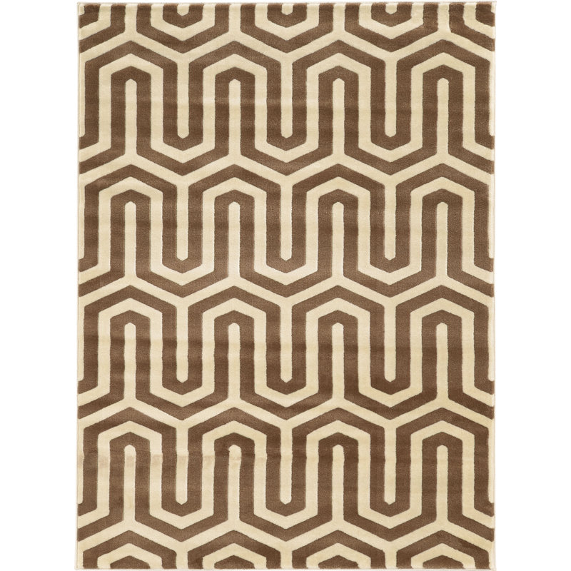 Geometric Indoor Rug, Rectangle 8' x 10'