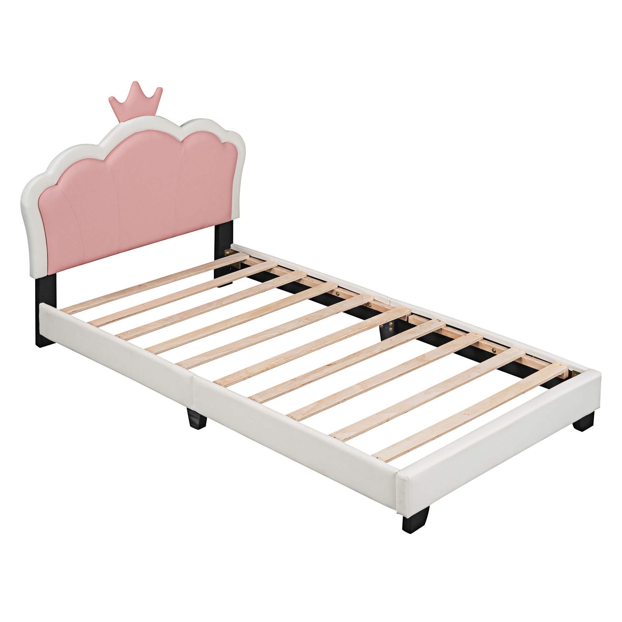 House of Hampton® Jeesica Vegan Leather Panel Bed | Wayfair