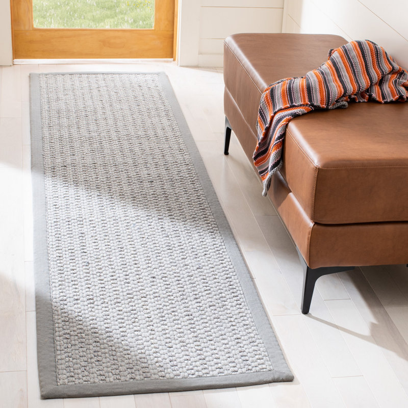 Tapis en laine et sisal Allegra Palm Beach, Tapis de couloir 2 pi x 8 pi