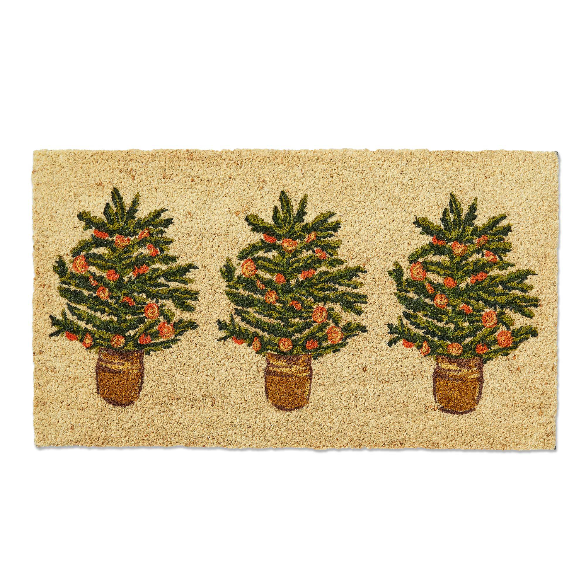 Ophelia & Co. Citrus Tree Pvc Coir Mat | Wayfair