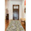 Tapis étain à motif floral Cherine-22212689