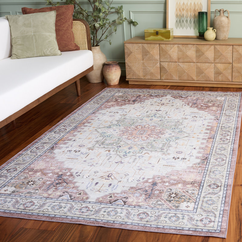 Arizona Performance Machine Washable Oriental Indoor Rug, Rectangle 5' x 8'
