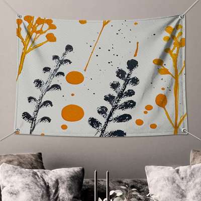 Tapisserie florale - Art mural