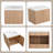 24 Inch Golden Oak Floating Bathroom Vanity With Integrated Sink - Pre-assembled-213554902