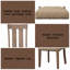 Ensemble de 2 chaises d'appoint Nathaniel