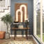 The Novogratz Polyester Geometric Living Room Framed Wall Art with Tan Layered Arches