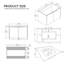 Meuble-lavabo flottant 30 po avec lavabo et porte à fermeture en douceur-133585794-133585802