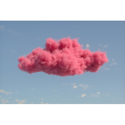 Pink Cloud On Sky by Akinbostanci - Wrapped Canvas Print
