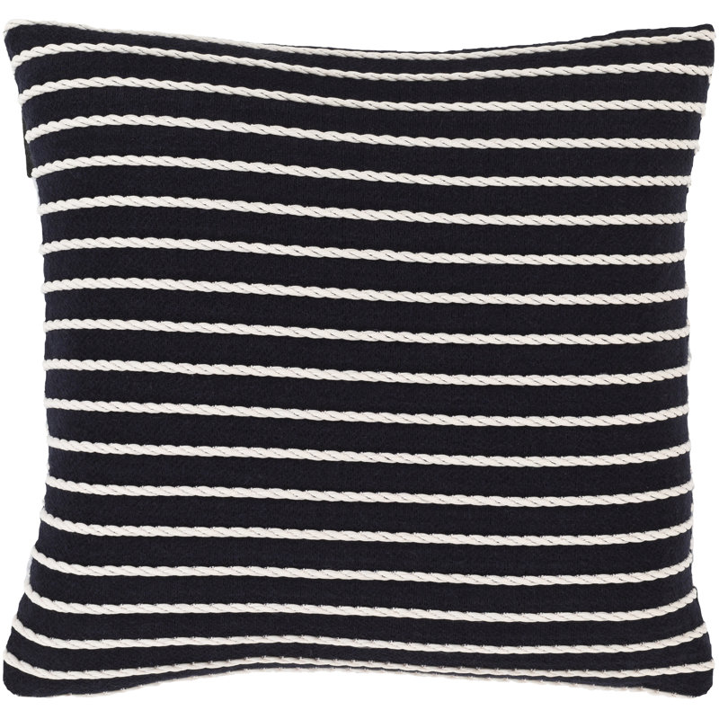 Portside Throw Pillow, 18" x 18", Down