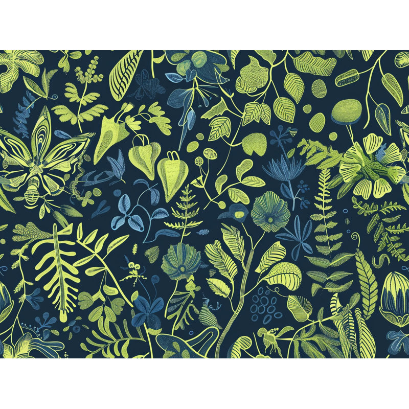 Édredon à motif botanique imprimé floral, Édredon grand