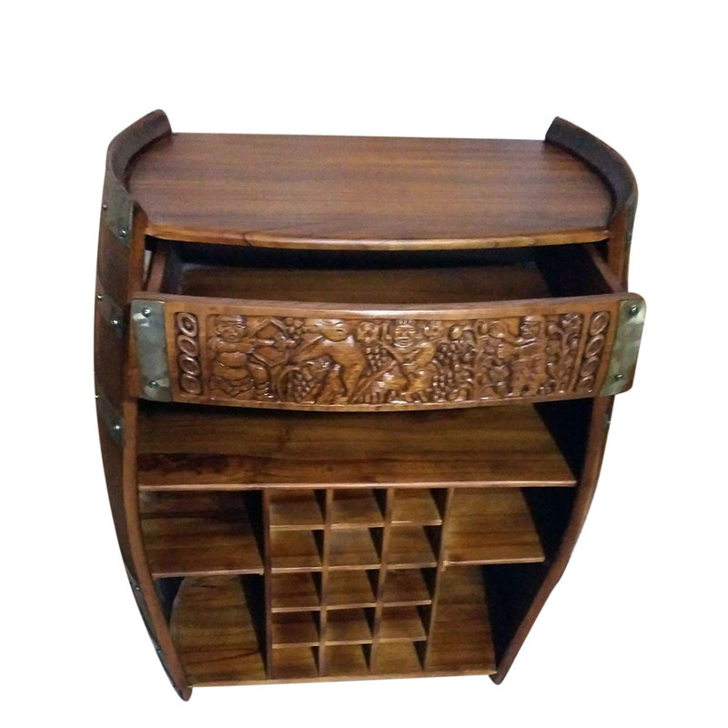 27'' Solid Wood Bar Cabinet